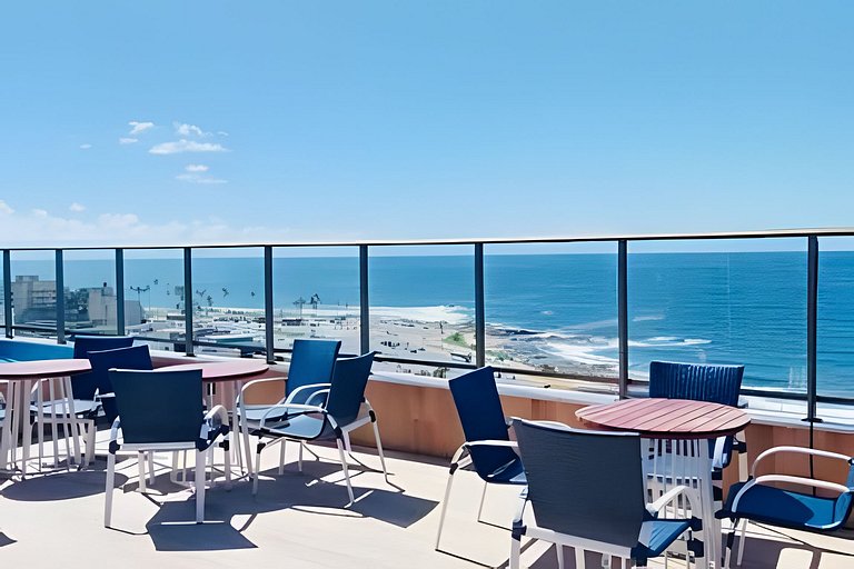 CA208 Studio com piscina no rooftop