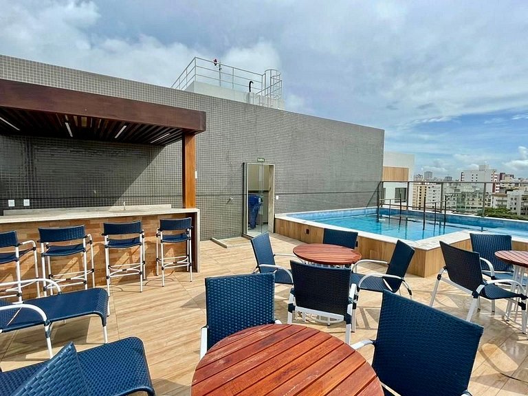 CA107 Q/S Varanda c/ Piscina Rooftop by VLV Stays