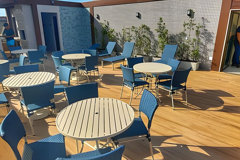 SC530 Studio com varanda e vista mar by VLV Stays