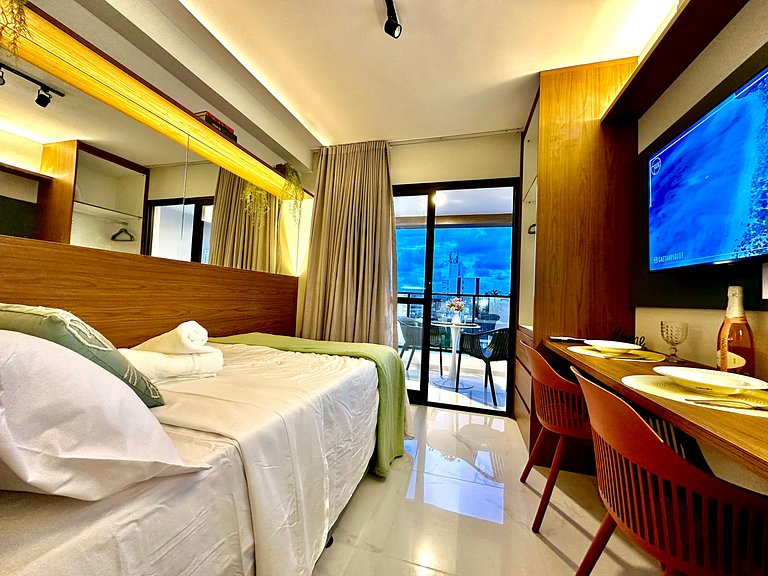 SC123 Aconchego Sol & MAr / Varanda by VLV Stays