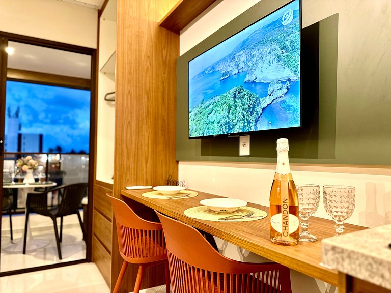 SC123 Aconchego Sol & MAr / Varanda by VLV Stays