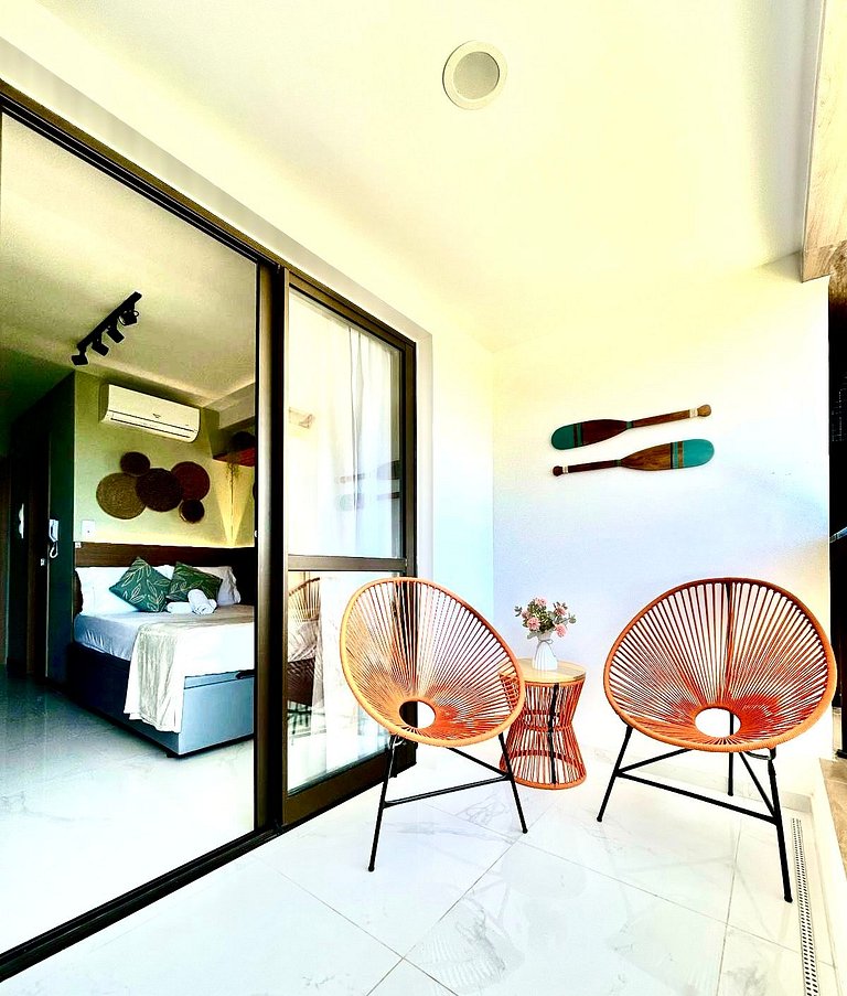 SC123 Aconchego Sol & MAr / Varanda by VLV Stays