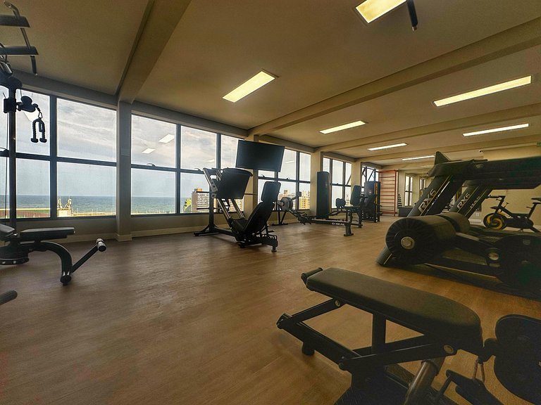 SC530 Studio com varanda e vista mar by VLV Stays