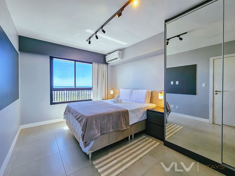 SM1104 Vista lateral Mar 2 quartos by VLV Stays