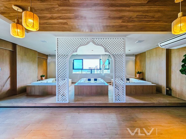 ART231 Rooftop beira-mar de Salvador by VLV Stays