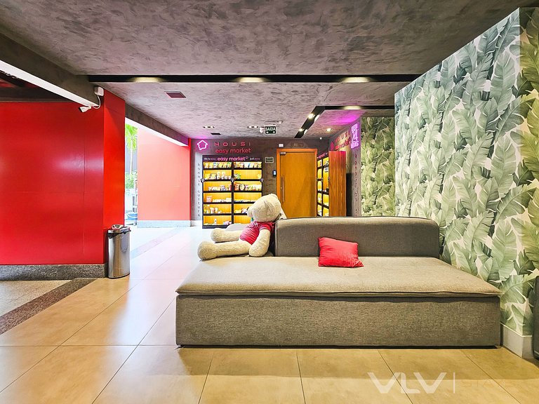 PP208 Quarto e Sala na melhor localização