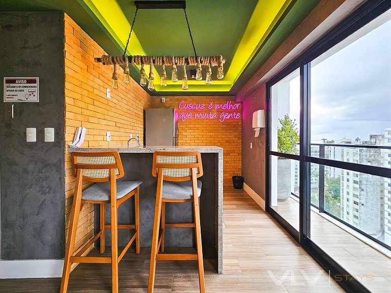 PP208 Quarto e Sala na melhor localização