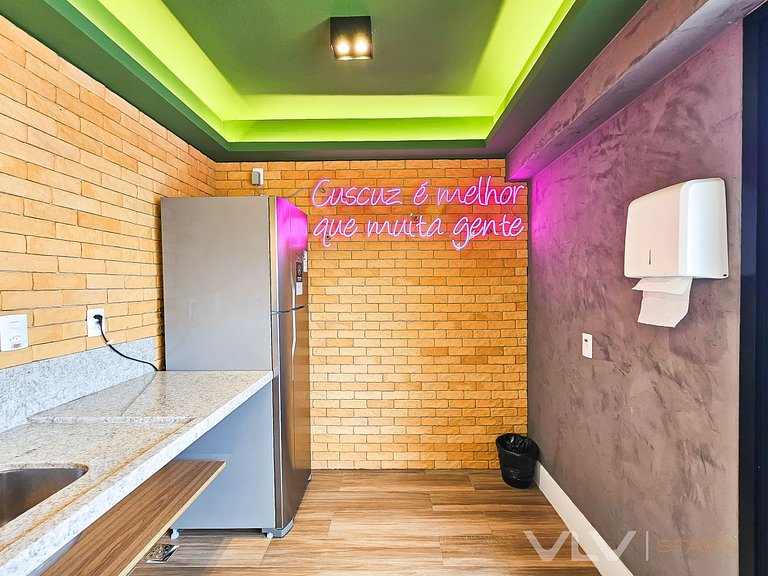 PP208 Quarto e Sala na melhor localização