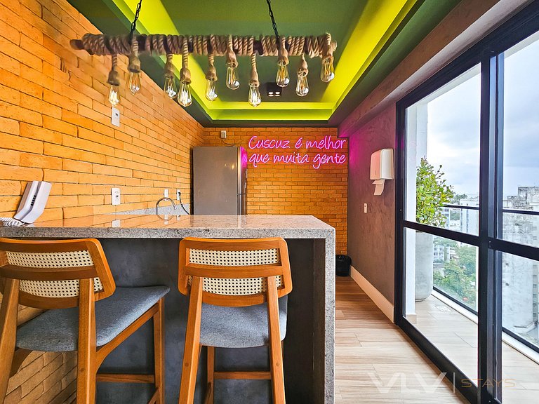 PP208 Quarto e Sala na melhor localização