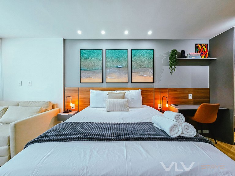 ART623 Studio completo com garagem