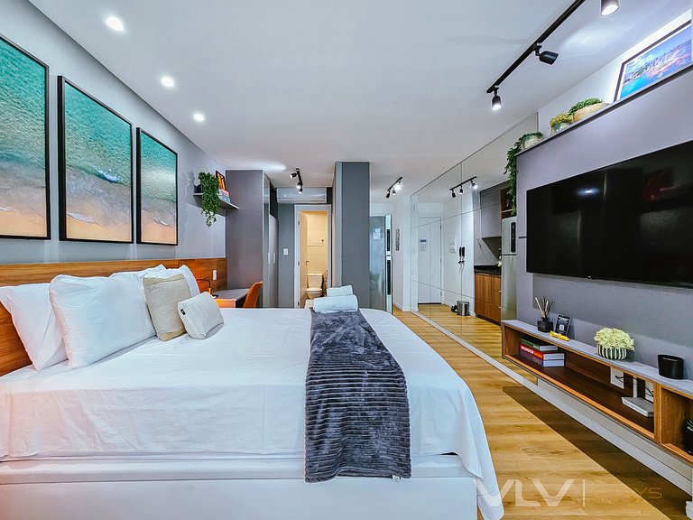ART623 Studio completo com garagem