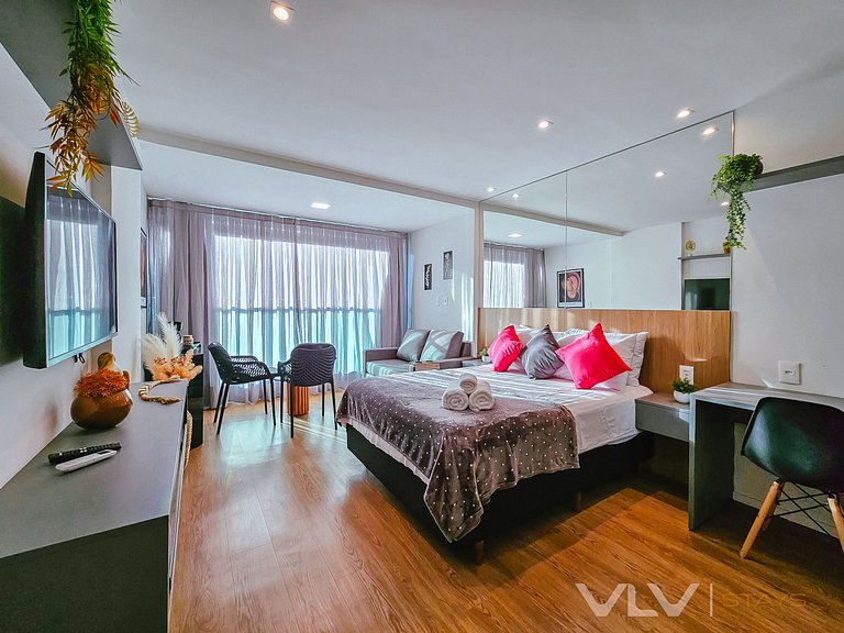 ART632 Studio no melhor rooftop by VLV Stays