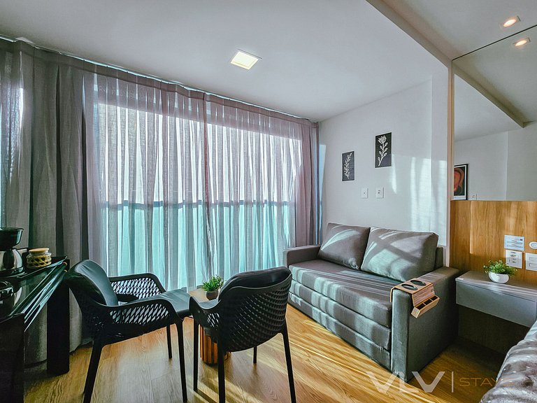 ART632 Studio no melhor rooftop by VLV Stays