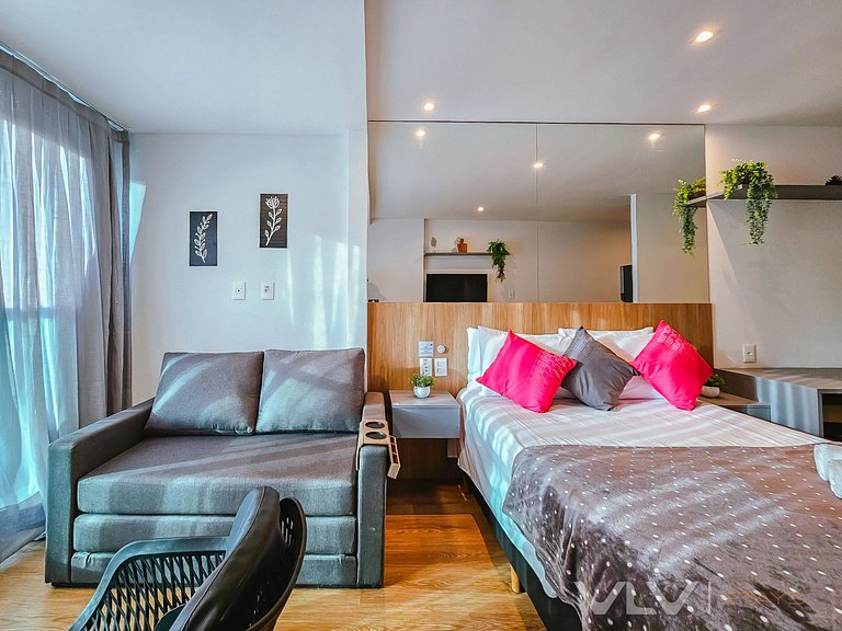 ART632 Studio no melhor rooftop by VLV Stays