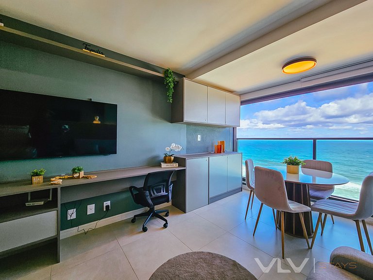 ART916 Perfeito Vista Mar c/ garagem by VLV Stays