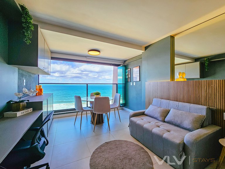 ART916 Perfeito Vista Mar c/ garagem by VLV Stays