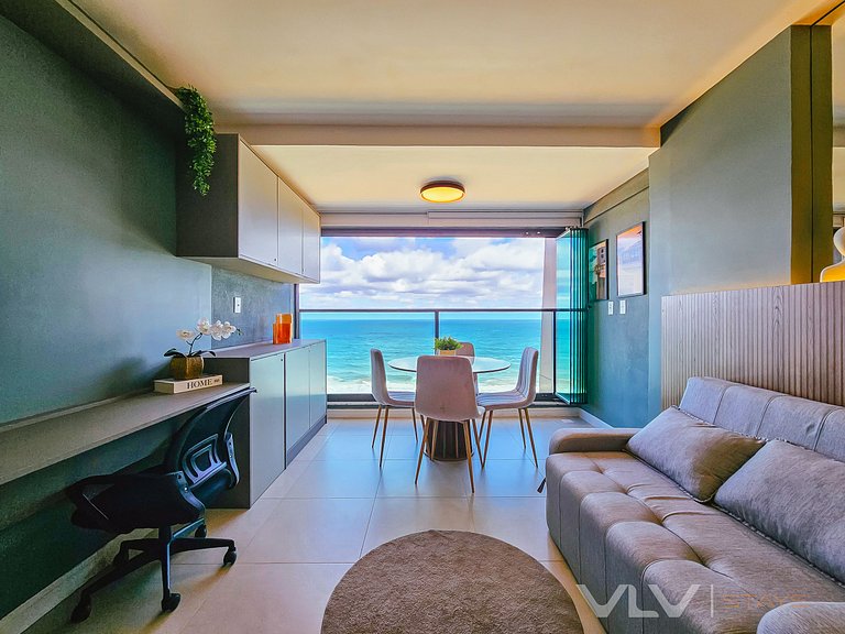 ART916 Perfeito Vista Mar c/ garagem by VLV Stays