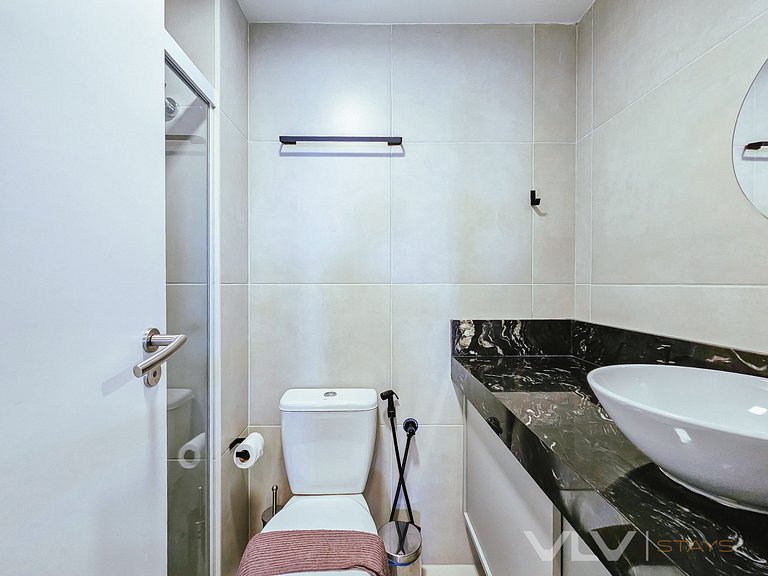 ART916 Perfeito Vista Mar c/ garagem by VLV Stays