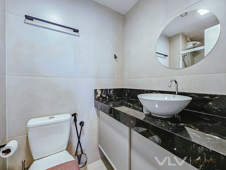 ART916 Perfeito Vista Mar c/ garagem by VLV Stays