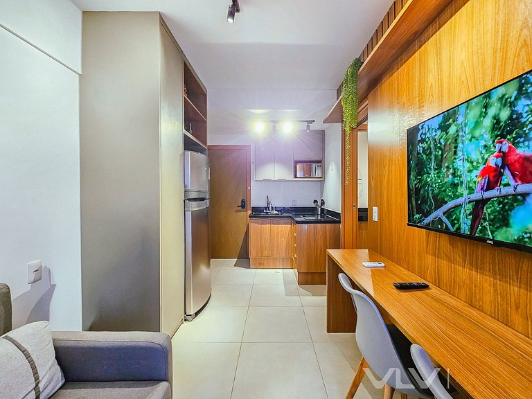 PP208 Quarto e Sala na melhor localização
