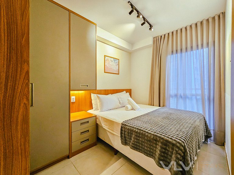 PP208 Quarto e Sala na melhor localização