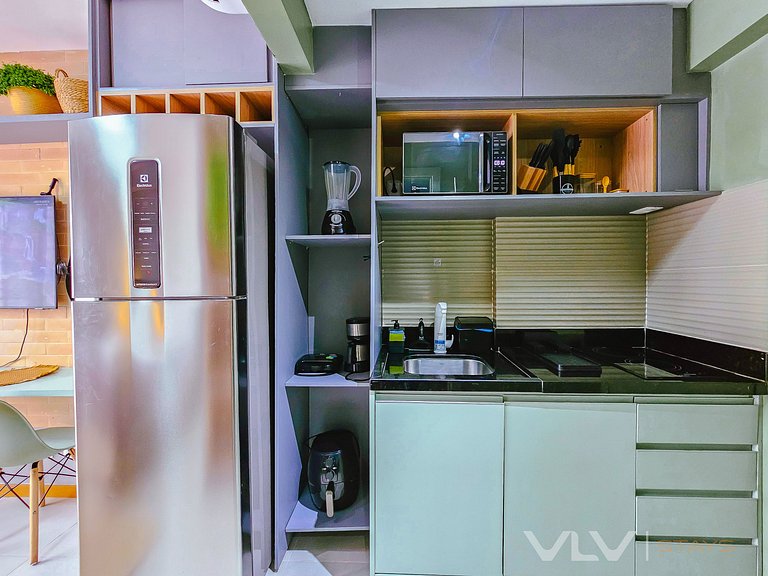 PP505 Studio Sal & Mar - 5min a pé da praia