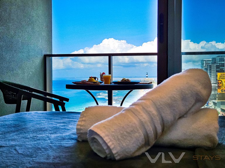 Spot605 Studio com varanda vista mar by VLV Stays