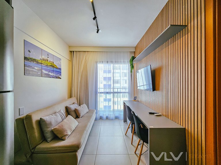 PP 307 Apê Sombra Boa - 5min Praia Porto Barra