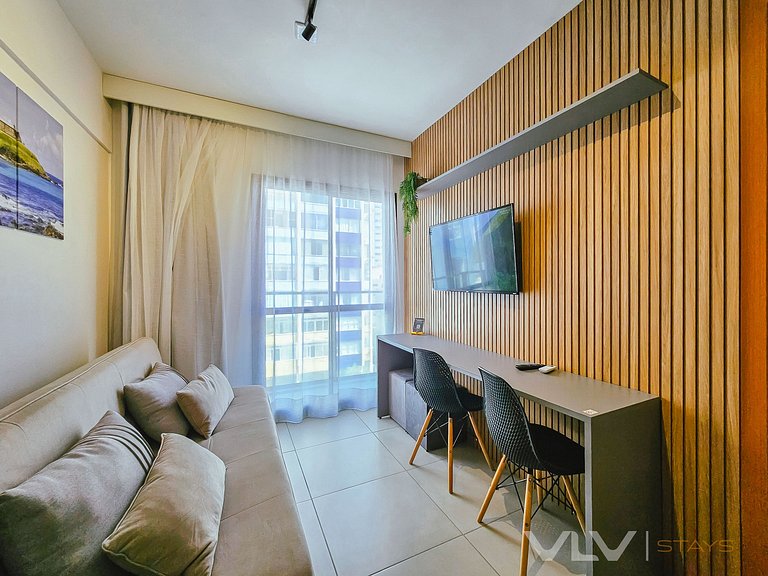 PP 307 Apê Sombra Boa - 5min Praia Porto Barra