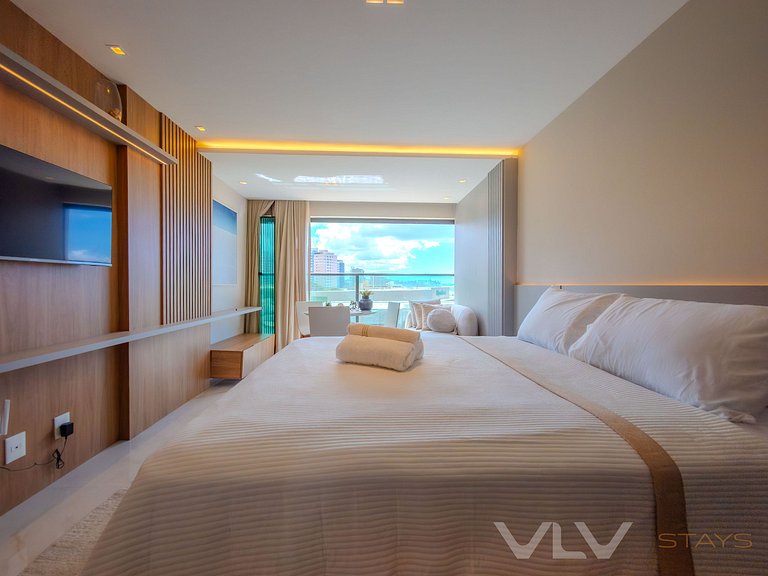 ART337 Lindo Studio vista parcial mar by VLV Stays