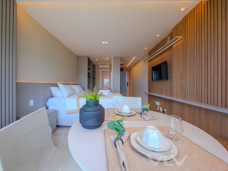 ART337 Lindo Studio vista parcial mar by VLV Stays