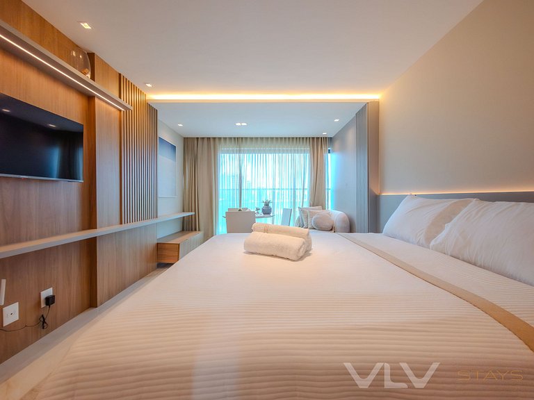 ART337 Lindo Studio vista parcial mar by VLV Stays