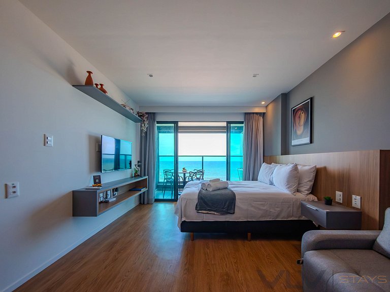 ART506 Frente Mar e com varanda by VLV Stays