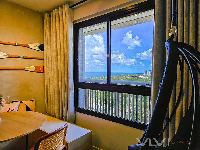 SM812B Studio c/ vista lateral mar e by VLV Stays
