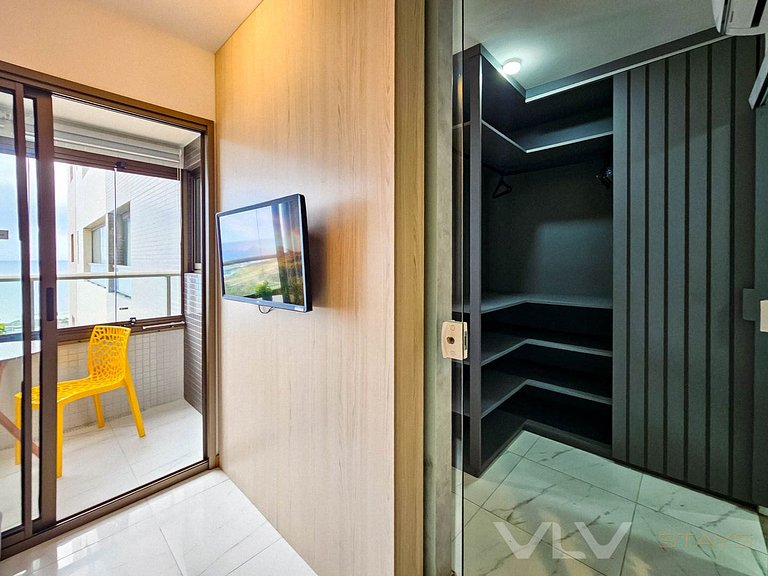 CA714 New Quarto/Sala Varanda Vista Mar