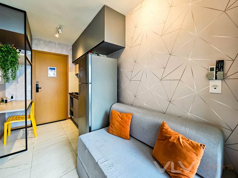 CA714 New Quarto/Sala Varanda Vista Mar
