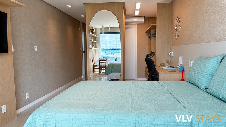ART440 Studio com vista parcial do mar by VLV Stays