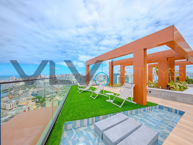 LIT Rooftop, SkyBridge e vista mar by VLV Stays